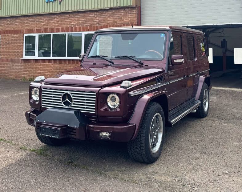 Mercedes-Benz G-Wagen at the IceBlastPro workshop