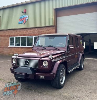 Mercedes-Benz G-Wagen at the IceBlastPro workshop