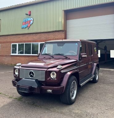 Mercedes-Benz G-Wagen at the IceBlastPro workshop