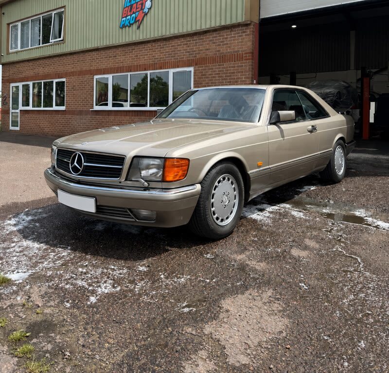 Mercedes-Benz SEC at the IceBlastPro workshop